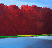 Quiet Street, Oil on Canvas, 24 X 18,  SOLD